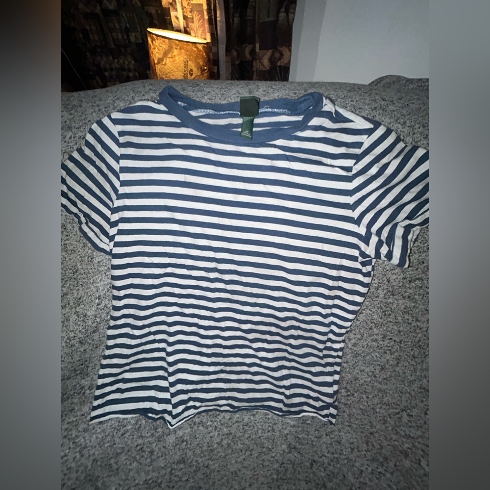 A new day stripped relaxed t shirt